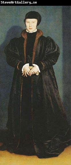 Hans holbein the younger Portrait of Christina of Denmark, Duchess of Milan,